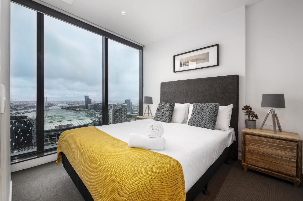 Hudson Sea View Apartments Southern Cross Station Cbd Melbourne Eksteriør billede
