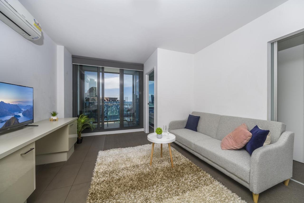 Hudson Sea View Apartments Southern Cross Station Cbd Melbourne Eksteriør billede